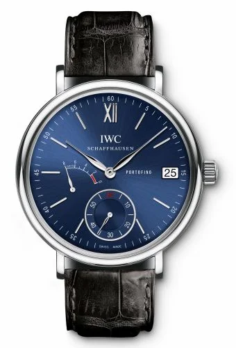 IWC Portofino Hand-Wound Eight Days Stainless Steel / Blue IW5101-06 (5101-06, IW510106)